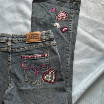 levi’s heart jeans