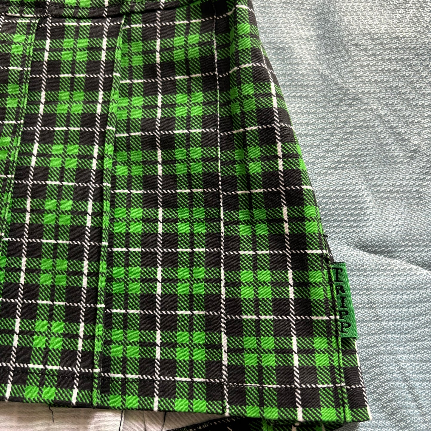 plaid tripp nyc skirt