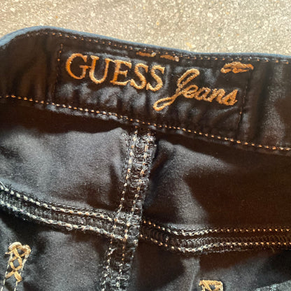 guess jeans studded mini shorts